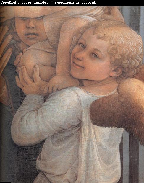 Fra Filippo Lippi Details of  Madonna and Child with Two Angels